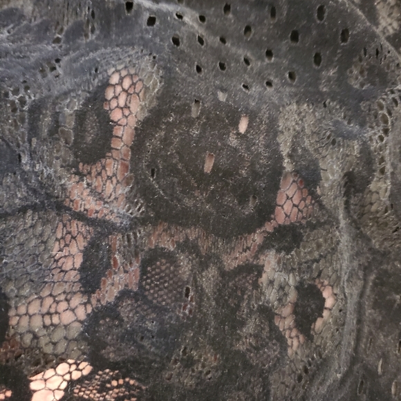 Free People/Walk This Way Black Crop Top - Picture 5 of 12